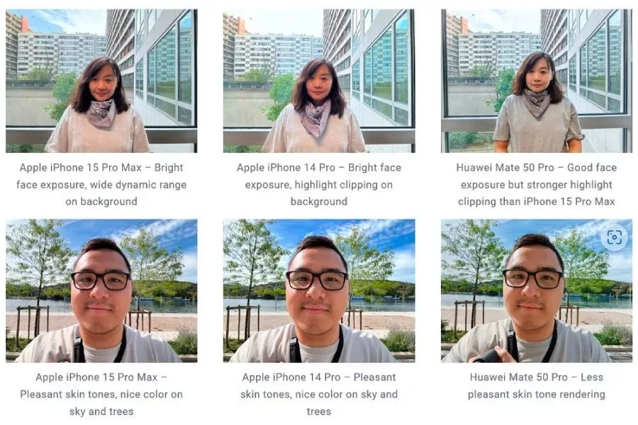 1697114133 219 آیفون 15 پرو مکس صدرنشین لیست بهترین دوربین سلفی گوشی‌ها.webp