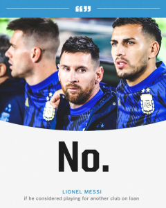 اولین واکنش مسی درباره بازگشت به بارسلونا