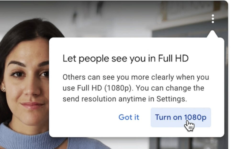 تماس‌های گروهی گوگل میت حالا از کیفیت 1080p پشتیبانی می‌کنند