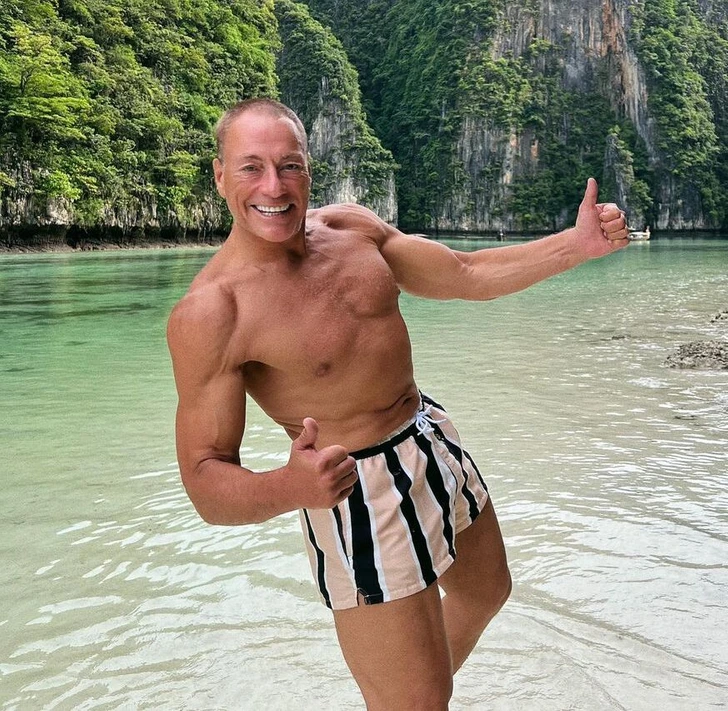 جذابیت ژان کلود ون دام «نماد جذابیت» سال های دور در آستانه ۶۳ سالگی