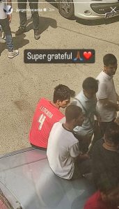 عکس‌| ذوق‌زدگی لوکادیا با تصویر یک پسر پرسپولیسی
