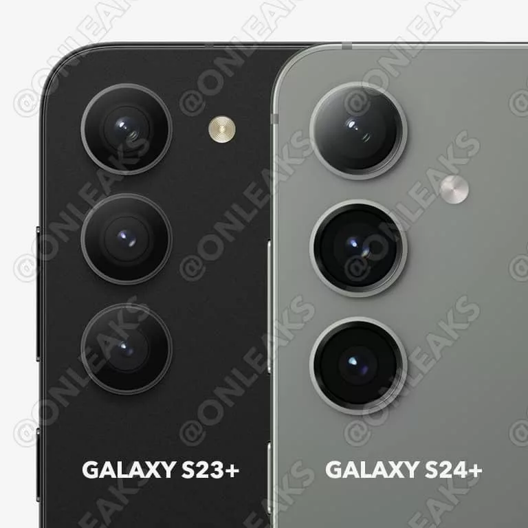 مقایسه رندر گلکسی S24 اولترا و S23 اولترا؛ چه تغییری.webp