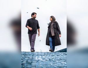 تصویر تازه آزاده صمدی و روزبه حصاری همزمان با نمایش فیلم «عزیز» در فستیوال هند