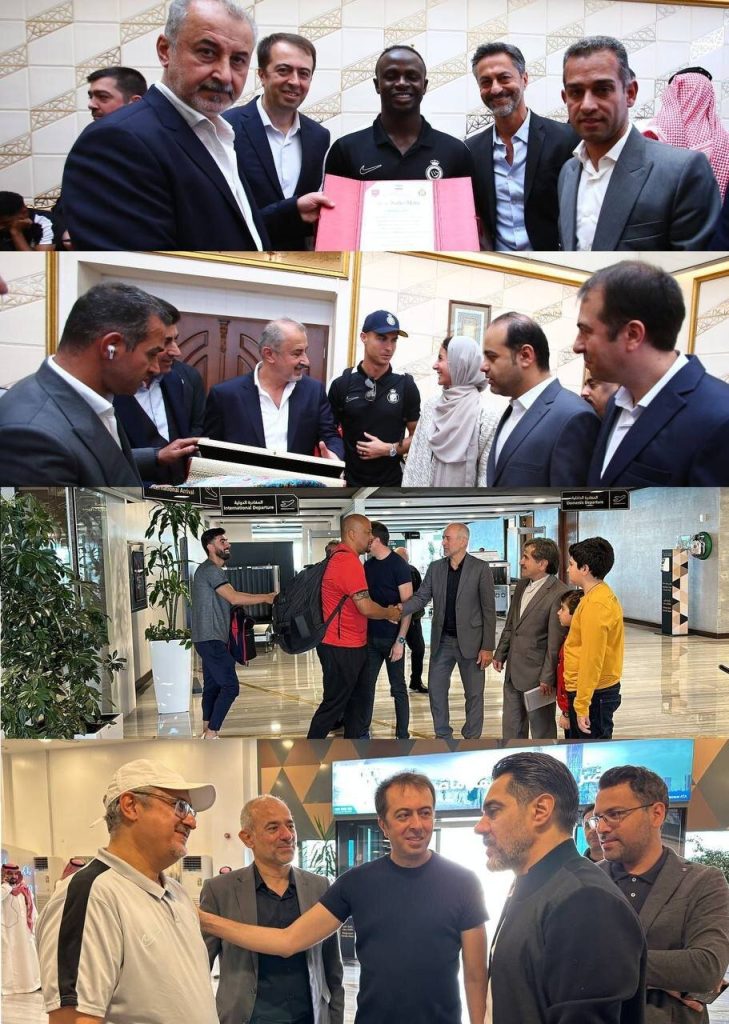 عکس‌| استقبال سرد النصری‌ها از پرسپولیس؛ نه خبری از فرش بود نه خانواده مدیرعامل!