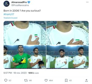 جنجال مراکشی ها بر سر سن و سال بازیکنان تیم نوجوانان ایران