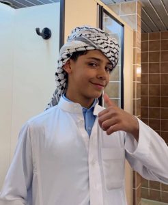 عکس‌| ژست خاص پسر کریستیانو رونالدو در دشداشه و لباس عربی