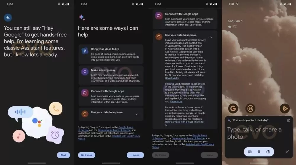اطلاعات و تصاویر جدیدی از ادغام بارد با گوگل اسیستنت فاش شد