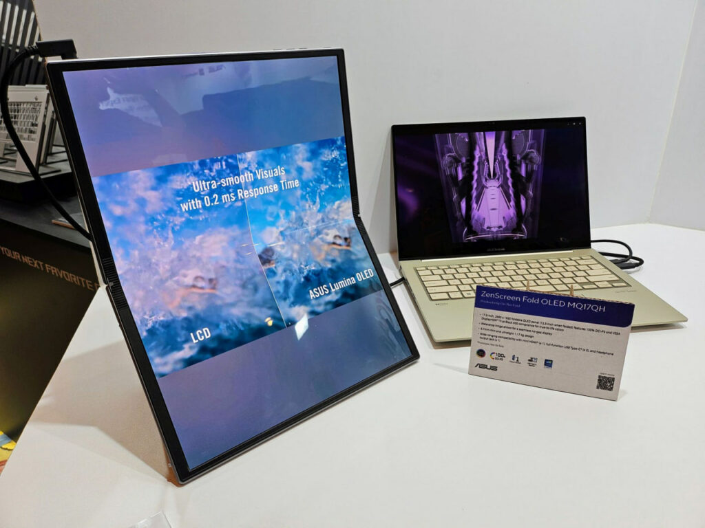ایسوس از مانیتور OLED تاشو ZenScreen Fold رونمایی کرد
