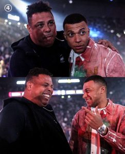 عکس‌| خنده‌های امباپه در ملاقات با مریخی در پاریس