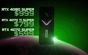 قیمت کارت‌های گرافیک سری انویدیا GeForce RTX 40 SUPER فاش شد