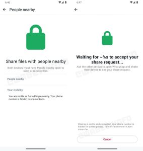 واتس‌اپ روی قابلیتی شبیه AirDrop اپل و QuickShare اندروید کار می‌کند