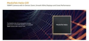 تراشه هلیو G91 با پشتیبانی از دوربین‌های 108 مگاپیکسلی معرفی شد