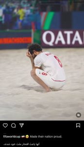 عکس‌| پیام خاص فیفا پس از شکست تیم ملی فوتبال ساحلی