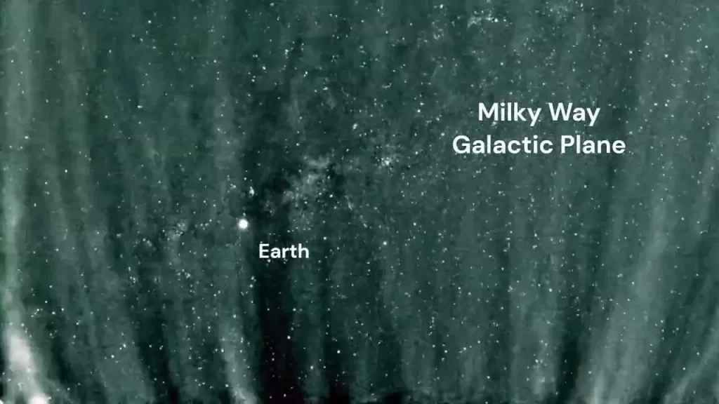 نمای جانبی کاوشگر پارکر از خورشید