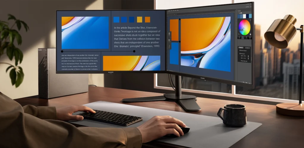 راهنمای خرید بهترین مانیتور گیمینگ_دانشجو 143 مانیتور گیمینگ هواوی مدل MateView SE FHD