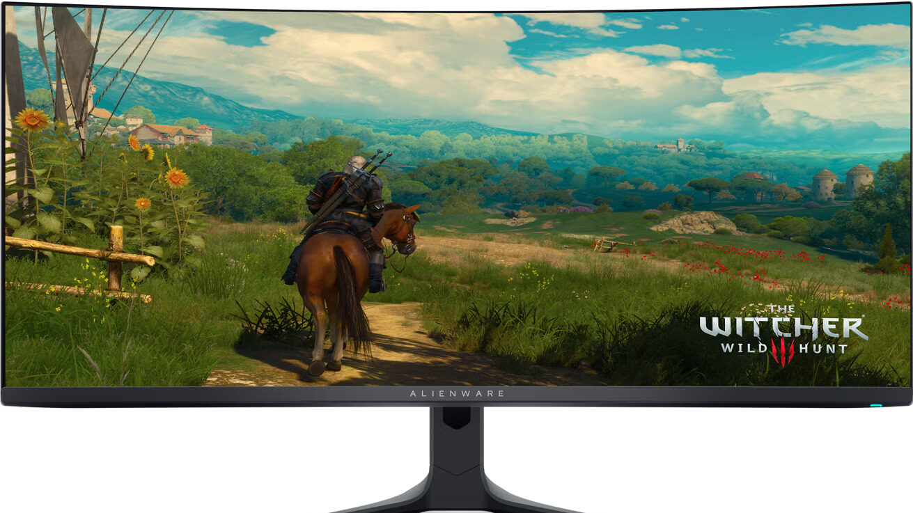 راهنمای خرید بهترین مانیتور گیمینگ_دانشجو 187 مانیتور گیمینگ الین ور مدل Alienware 34 QD-OLED