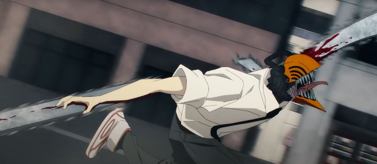 نمایی از انیمه Chainsaw Man
