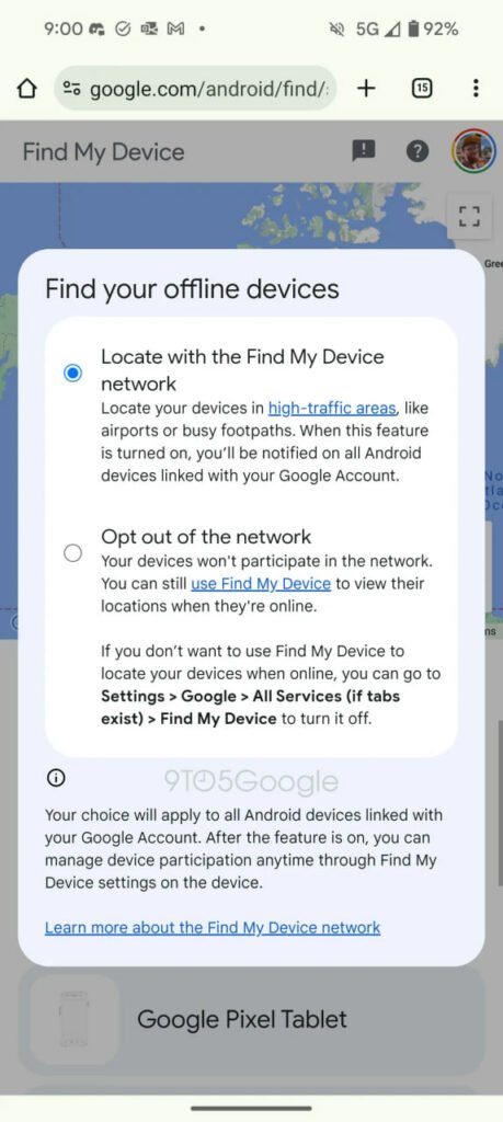 شبکه Find My Device گوگل سرانجام اوایل هفته آینده راه‌اندازی خواهد شد