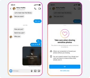 متا در پیام‌های اینستاگرام، تصاویر دارای برهنگی را محو می‌کند