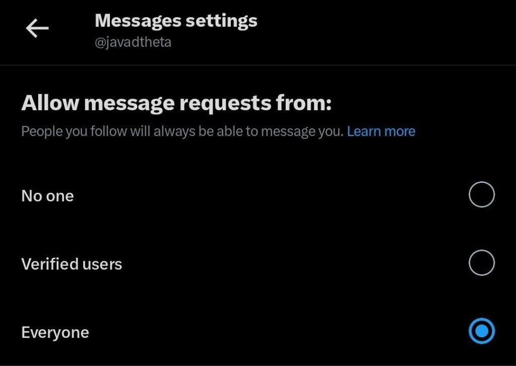 دایرکت ایکس کجاست؟ | آموزش کامل ارسال مطلب خصوصی در ایکس_دانشجو 39 1716586747 903 دایرکت ایکس کجاست؟ آموزش کامل ارسال مطلب خصوصی در