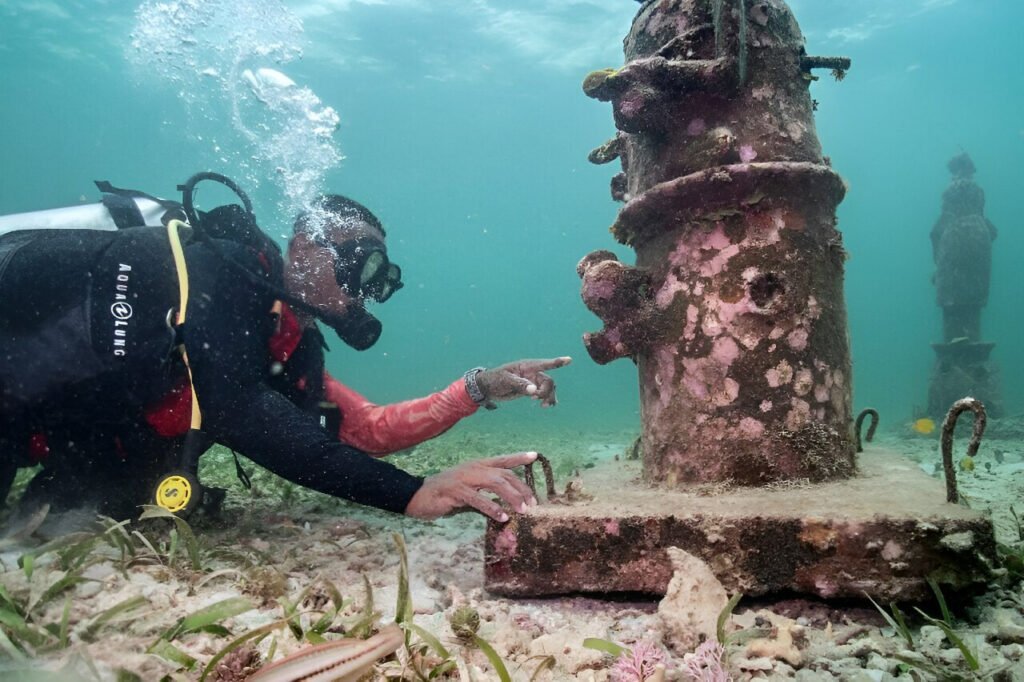 1717784974 782 ساخت یک گالری از مجسمه در دریای کارائیب برای حمایتاز