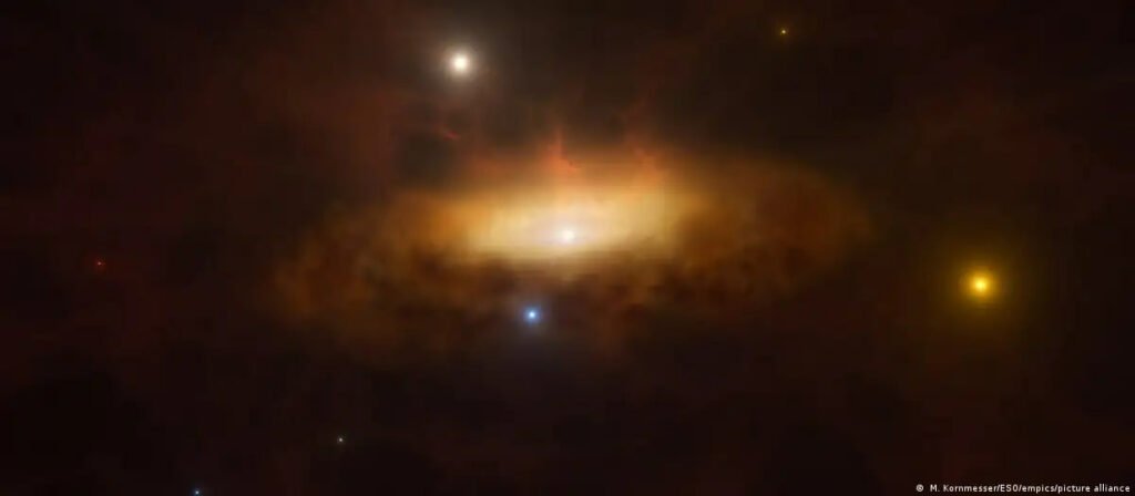 دانشمندان برای اولین بار شاهد فعال‌شدن یک سیاه‌چاله بودند