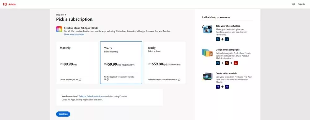 دولت آمریکا از ادوبی به‌دلیل دشوارسازی فرایند لغو اشتراک‌ها شکایت کرد