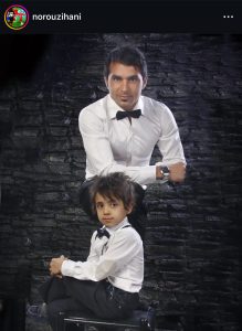 عکس | پیام احساسی فرزند هادی نوروزی برای تولد پدرش