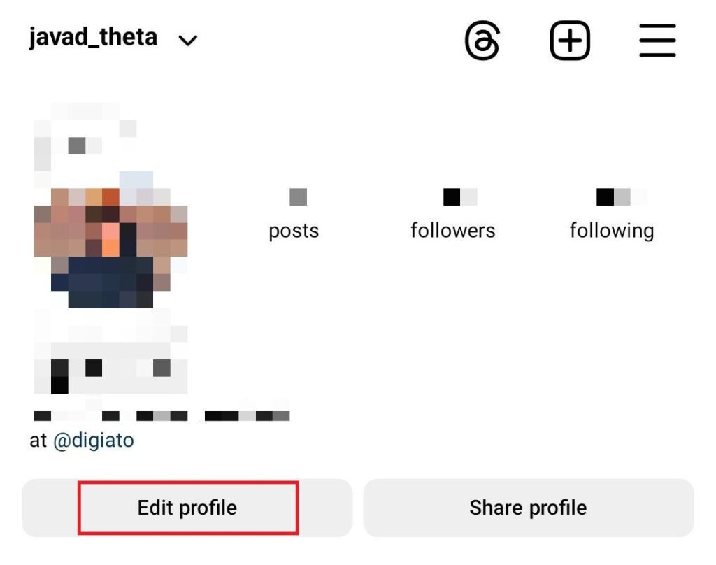 لینک تلگرام کجاست؟ | نحوه گذاشتن لینک تلگرام در اینستاگرام_دانشجو 27 نحوه قرار دادن لینک تلگرام در اینستاگرام