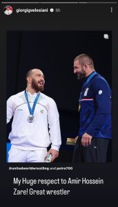 دلجویی گولسیانی از امیرحسین زارع و ایرانی‌ها!