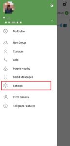 پروفایل تلگرام