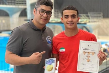 طلای شناگر جوان ایران در توکیو