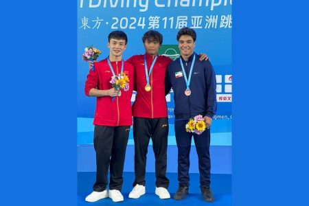 پیام تبریک وزارت ورزش و جوانان پس از تاریخ‌سازی شیرجه ایران در رقابت‌های قهرمانی آسیا