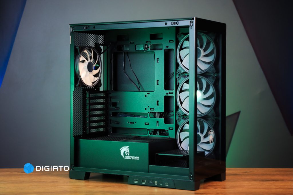 کیس گیمینگ گرین GRIFFIN G8