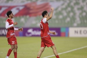 نمایی از بازیکنان پرسپولیس