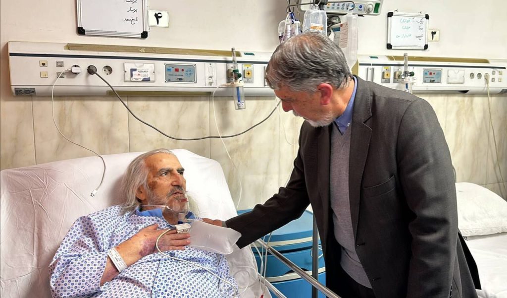 وزیر فرهنگ و ارشاد اسلامی از استاد فریدون شهبازیان عیادت کرد